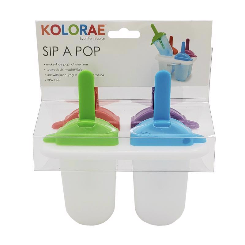 KOLORAE SIP A POP - Colorful and Fun ICE POP MOLDS Perfect for Making Homemade ICED Juice, Yogurt, Flavored SYRUPS and More! - Available AS 1 Piece OR AS A Set of 5! (5)