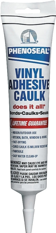 Dap 01101 Translucent Phenoseal Vinyl Adhesive Caulk 5.5-Ounce