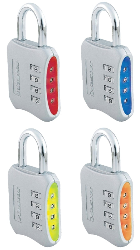 Master Lock 653D Locker Lock Set Your Own Combination Padlock, 1 Pack, Assorted Colors
