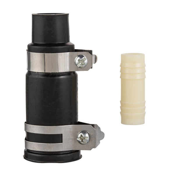 Plumb Pak PP855-75 Dishwasher/Disposal Connector with Clamps, 6-5/8 in H X 3-5/8 in W