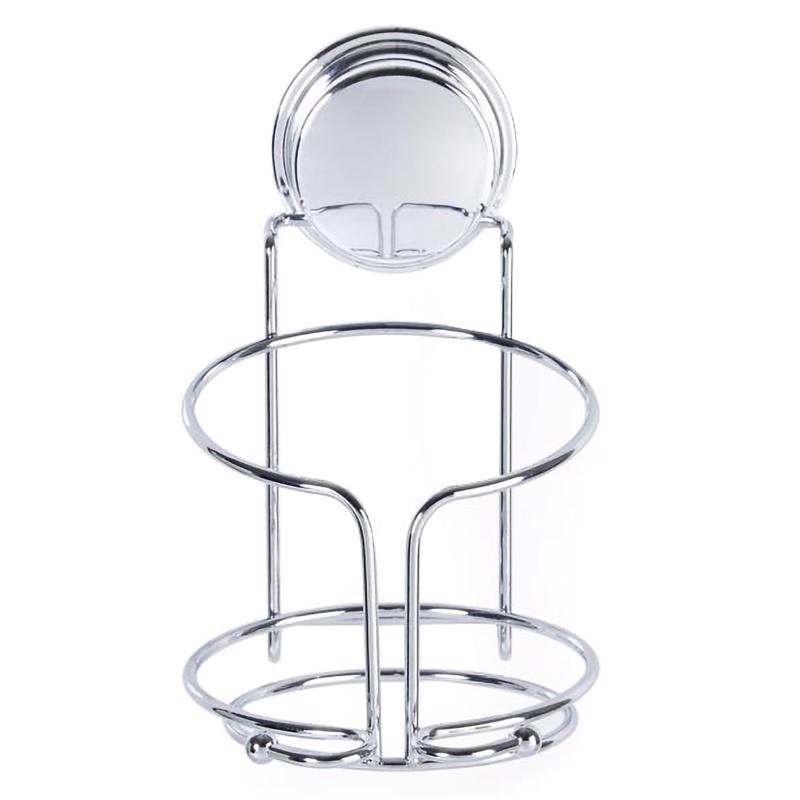 Better Living Products 13823 KROMA Stick-N-Lock Plus Hair Dryer Holder, Chrome
