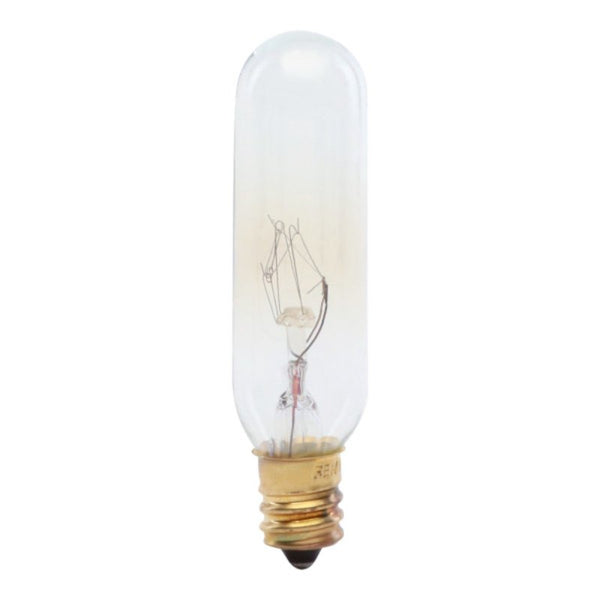 Feit Electric BP15T6-145 Incandescent Lamp, 15 W, T6 Lamp, Candelabra E12 Lamp Base, 2700 K Color Temp