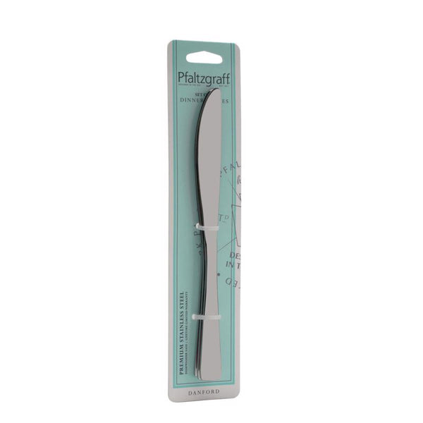 Pfaltzgraff Silver Stainless Steel Danford Dinner Knife Set 3 pc 5244581 (6-Pack)