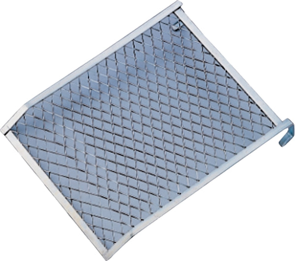 Worldwide Sourcing ProSource CW941 Paint Bucket Grid, 12 in L, 10 in W, Galvanized