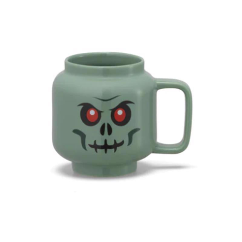 Room Copenhagen LEGO Ceramic Mug, Green Skeleton, Small