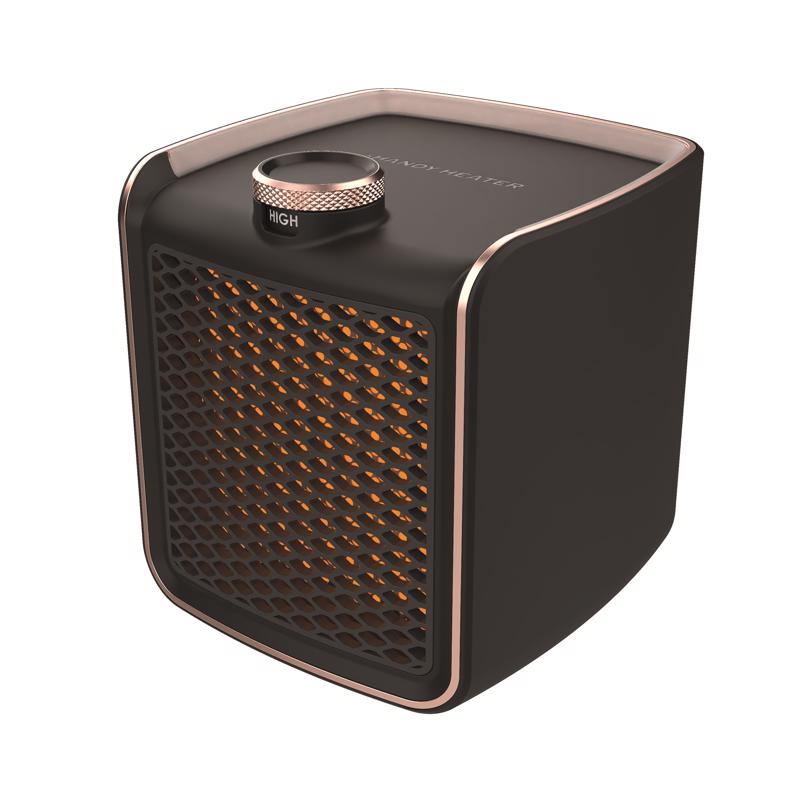 Handy Heater Instant Heat - Copper Infused Ceramic Technology Space Heater, 1200 Watts, Portable Heater for Office, Bedroom or Any Indoor Space, Adjustable Heat, Quiet & Cordless Personal Heater