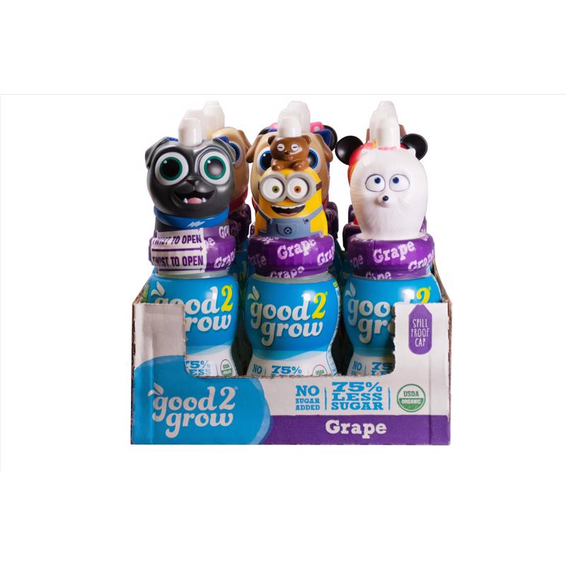 Good 2 Grow Single Serve Juicy Waters Grape, 6 Fluid Ounce - 12 per case.