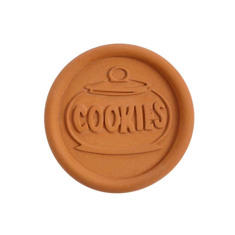 Mrs. Anderson’s Baking Brown Sugar Saver, Cookie Design, Natural Terracotta, Keeps Brown Sugar Softer
