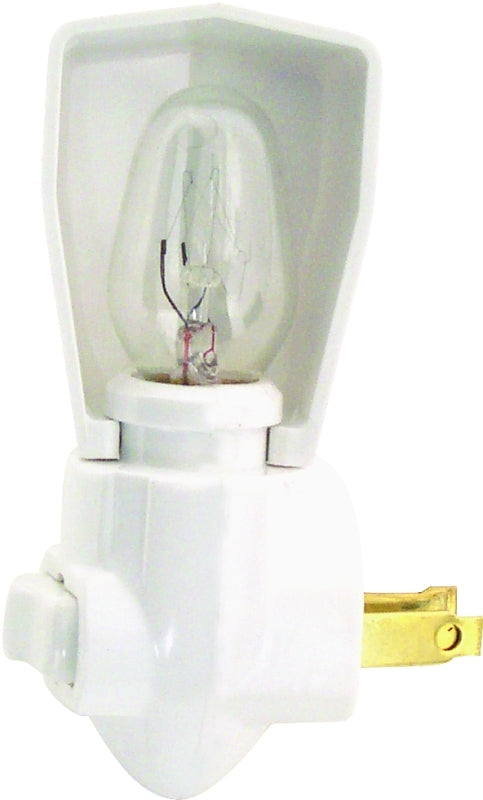 Cooper 34610 - White Night Light,Plastic (White NITE LITE BP850/W)