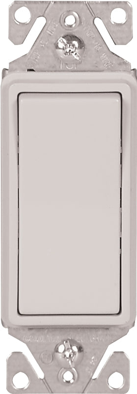 Cooper EATON Wiring 7513W-BOX Devices C7513W-SP-L 15-Amp, 120-277 Volt/AC Standard Grade 3-Way Rocker Switch, White