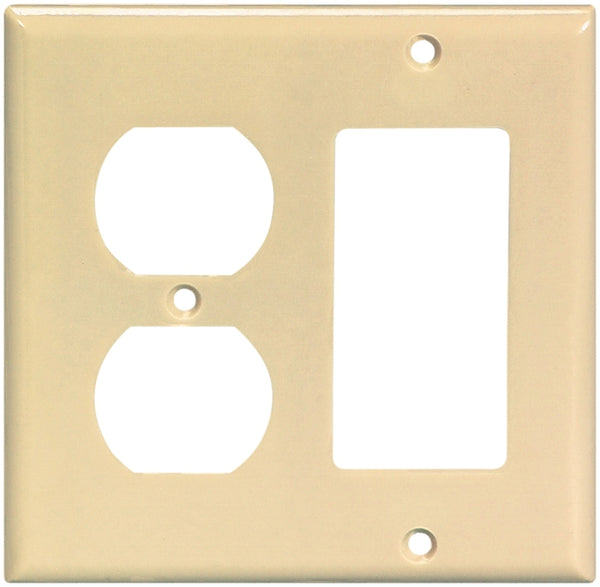 Cooper Wiring 2G Ivory Comb Deco Plate 2157V-BOX
