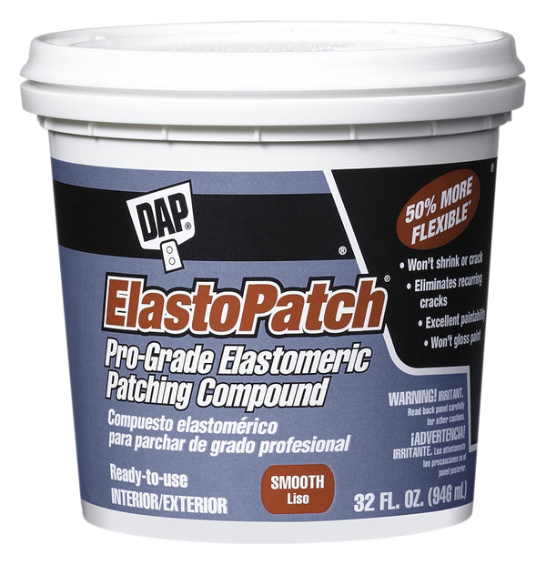 1 qt Dap 12278 ElastoPatch White Pro-Grade Elastomeric Patching Compound