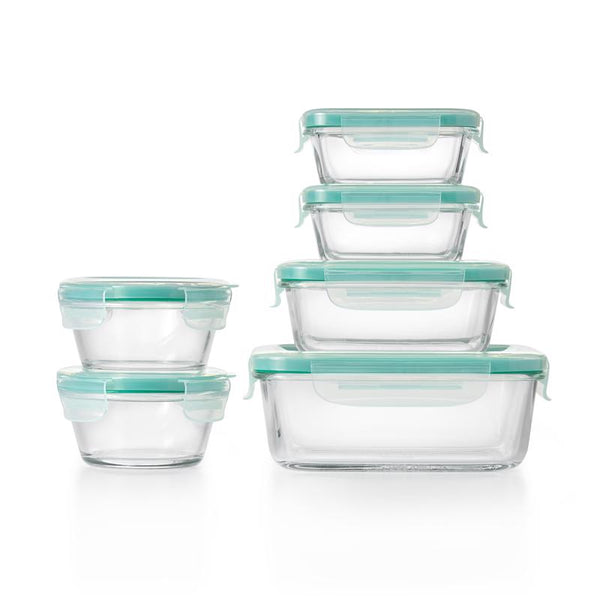 OXO Good Grips Smart Seal Airtight Container 12 Piece Glass Container Set 11230200
