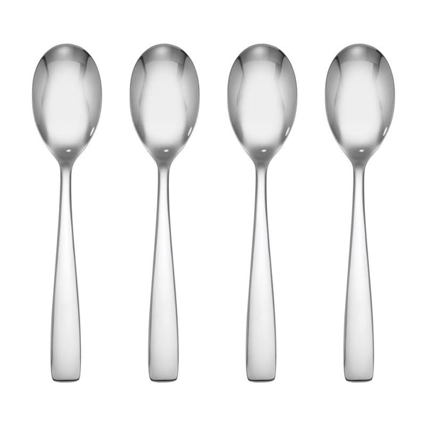 Hampton Forge Silverware Set, Austin Teaspoons, Set Of 4, Service For 4, 18/0 Stainless Steel, Dishwasher Safe, Flatware Utensils, Cutlery Sets, Spoons Silverware, Home and Kitchen (Silver, 4 Piece) 898602