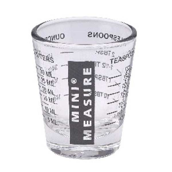 Harold's Kitchen 2 Tbsp. Glass Red Measuring Cup - Total Qty: 12 13211BLK (12-Pack)