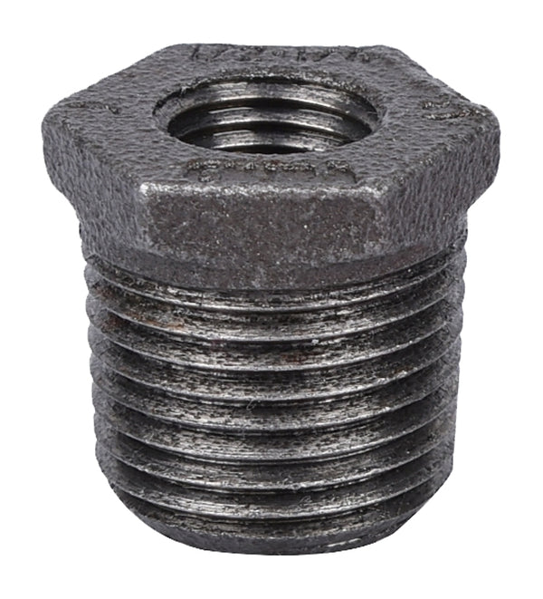 Worldwide Sourcing Bushing Black Hex 1/2x1/4 35-1/2X1/4B