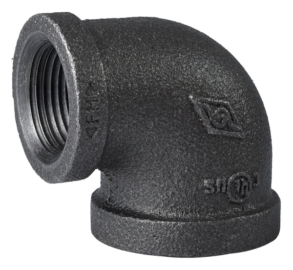 Worldwide Sourcing Elbow 90 Deg Blk Street 1x3/4 2B-1X3/4B