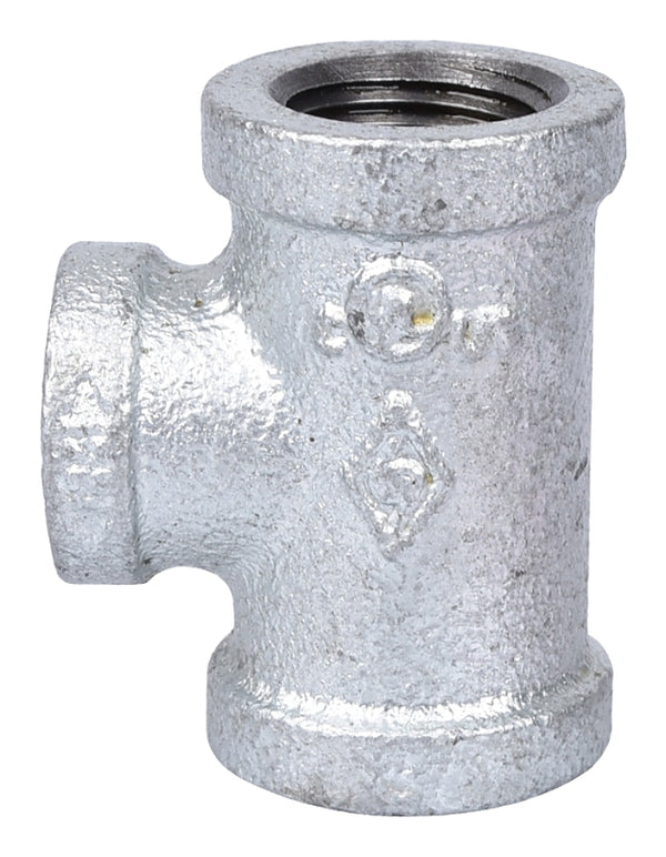 WORLDWIDE SOURCING 11A3/4X3/4X1/2G 3/4 x 3/4 x 1/2 Tee Galvanized