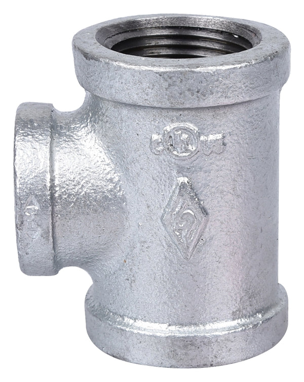 Worldwide Sourcing Tee Galvanized 1x1x3/4 In PPG130R-25X20