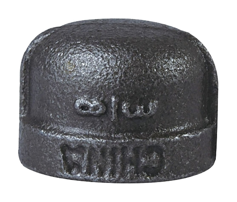 WORLDWIDE SOURCING B300 10 3/8 Malleable Black Cap