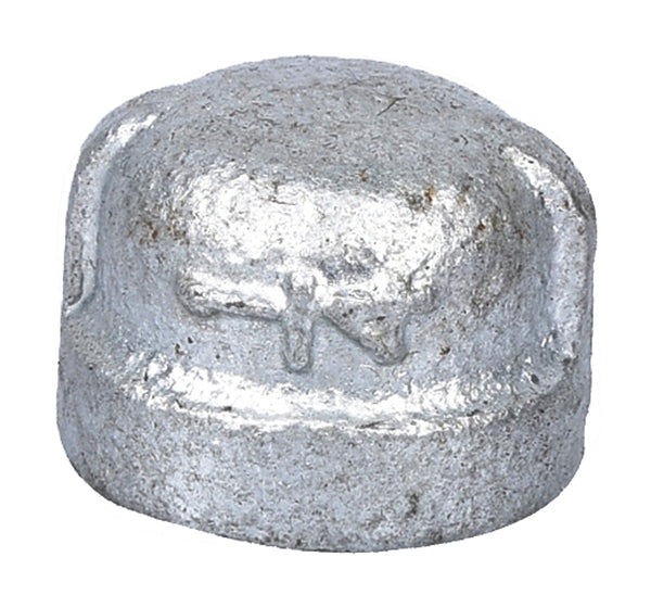 Worldwide SOURCING 18-1/4G Pipe Cap, 1/4 in, Threaded, Malleable Iron, Galvanized