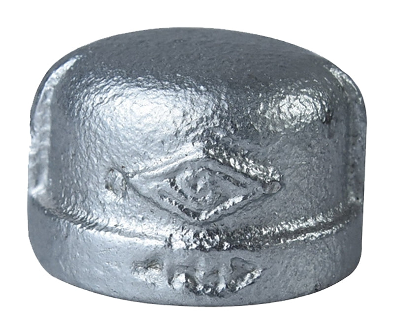 WORLDWIDE SOURCING 18-3/4G 3/4" Galvanized Cap Malleable