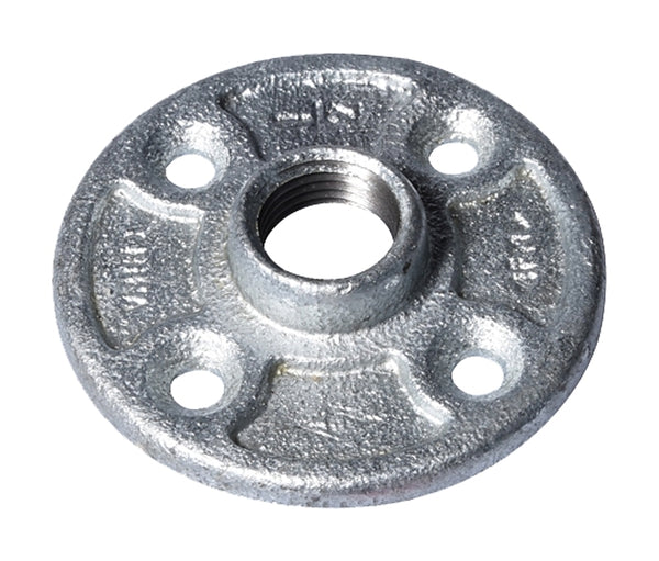 World Floor Flance Mallble Galv 1/2 27-1/2G