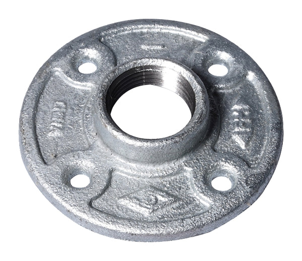 Worldwide Sourcing Floor Flance Mallble Galv 1 27-1G