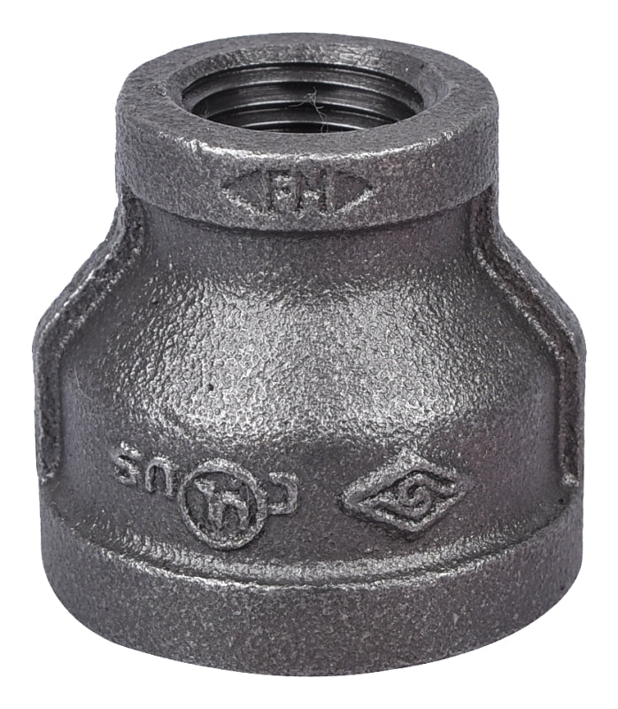 Coupling Blk Malleable 1x1/2