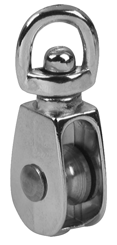 Manufacturers Direct Baron Mfg Rope Pulley Swivel Single Nickel 2In 0173ZD-2