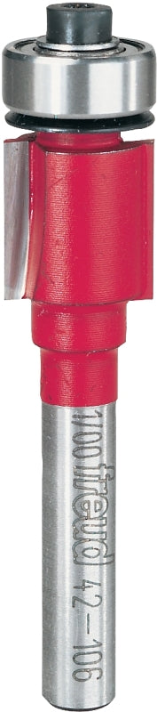 Freud 42-106: 1/2" (Dia.) Bearing Flush Trim Bit with 1/4" Shank