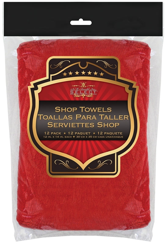 S.M. Arnold Red Woven Shop Towel 85-765