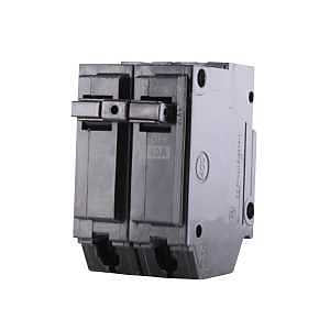 ABB Q-Line® THQL2140 Circuit Breaker • 40 Amp Double-Pole Breaker • 120/240 VAC • 10 kAIC Interrupt Rating • Thermal Magnetic Plug-On Breaker for Load Centers
