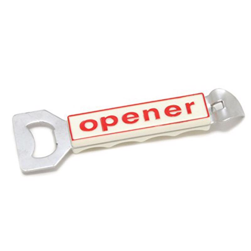 Chef Craft Classic Plastic Bottle Opener, 5.5 inch, White