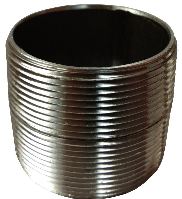 WORLDWIDE SOURCING, Pipe Nipple Black 2xclose, EA