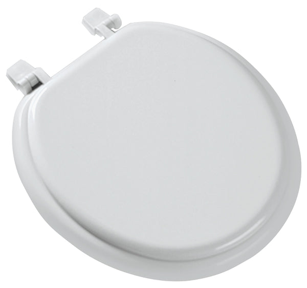 Mayfair 66TT 000 Economy Wood Toilet Seat, ROUND, White