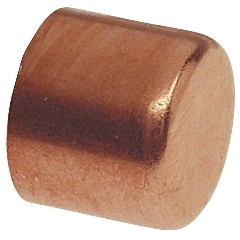Elkhart 30626 Epc Tube Cap, 1/2 In, Sweat/Solder, Wrot, Copper