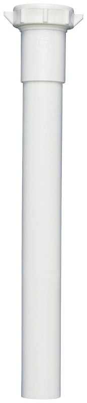 Plumb Pak PP20944 Extension Tube, 1-1/4 in Dia X 6 in L, Slip Joint, PVC, 1-1/4" x 6"