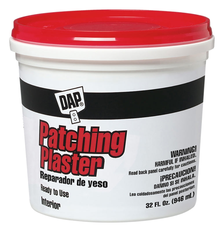 Dap DAP-52084-1 Quart 52084 Patching Plaster, White, 32 FL OZ