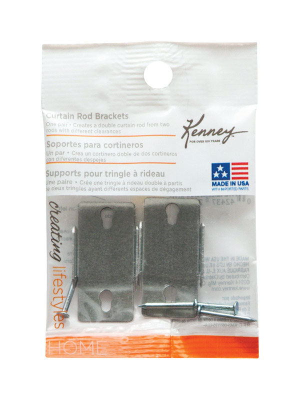 Kenney Mfg KN852 Double Curtain Rod Bracket