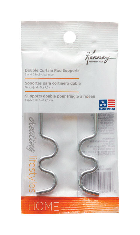 Kenney Mfg KN879-11 Double Curtain Rod Support