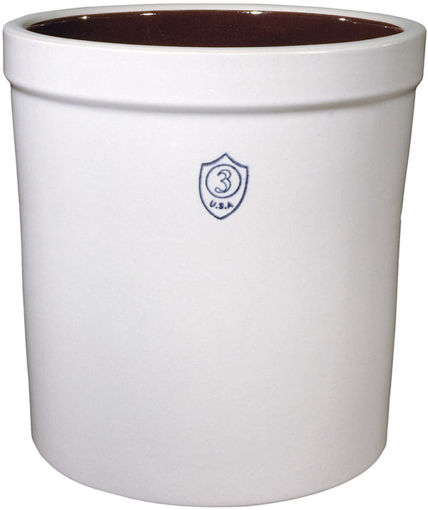 Ohio Stoneware Numbered Pickling and Fermenting Crock 3 Gallon 3GC