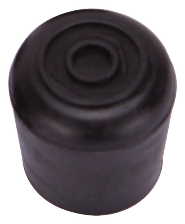 MINTCRAFT FE-50638-B Rubber Leg Tip, black, 6-Pack