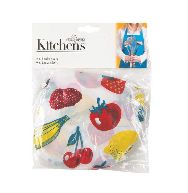 Fox Run, Set of 6, Fruit Bowl Covers Reusable 5285