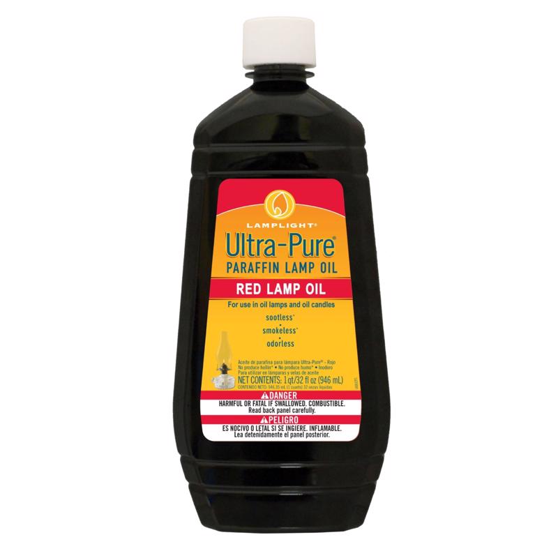 Lamplight Farms Ultra Pure Clean Burn Lamp Oil Red 32 oz.