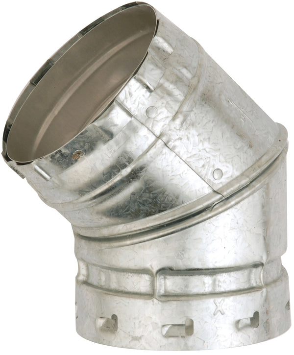 American Metal Elbow Gas Vent 45 Dgr 2wal 3in 3E45