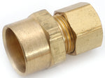 Anderson Metals 750086-0610 3/8-Inch by 5/8-Inch Low Lead Adapter, Copper
