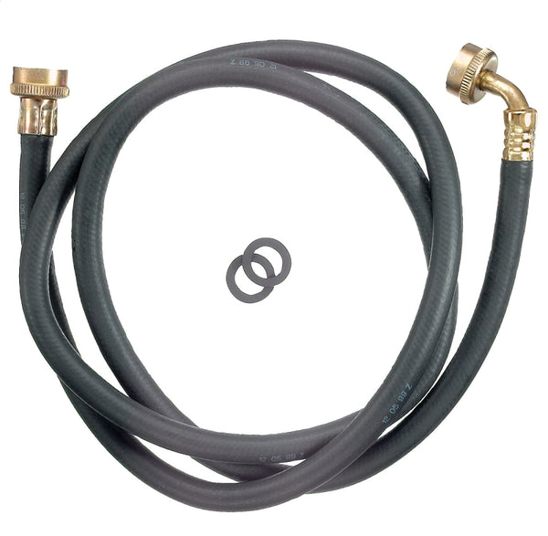 Plumb Pak PP850-6 Washing Machine Hose, 3/4 In X 6 Ft, Female, Rubber, No Size, No Color