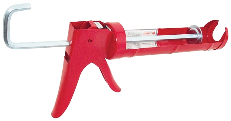 Newborn 102D Drip-Free Smooth Hex Rod Cradle Caulking Gun, 1/10 Gallon Cartridge, 10:1 Thrust Ratio