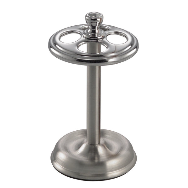 iDesign Steel Divided Toothbrush Holder Stand, 3.25" x 3.25" x 5.75" 76250
